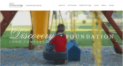 Desktop Screenshot of discoverylandcofoundation.org
